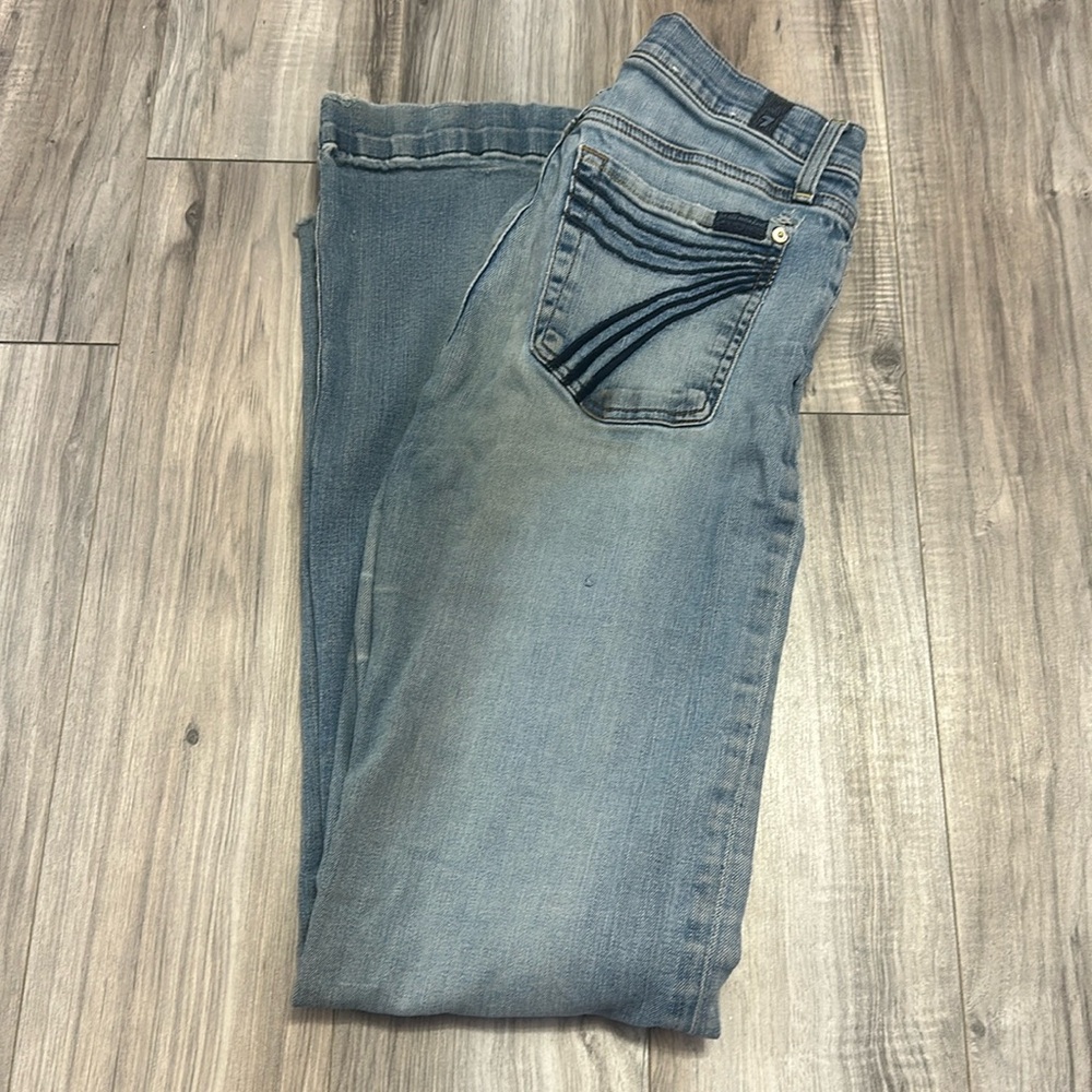 7 for all mankind Dojo jeans, size 29, inseam 31